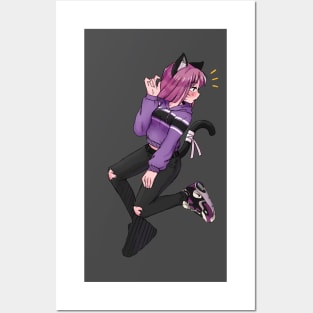 Neko Girl Posters and Art